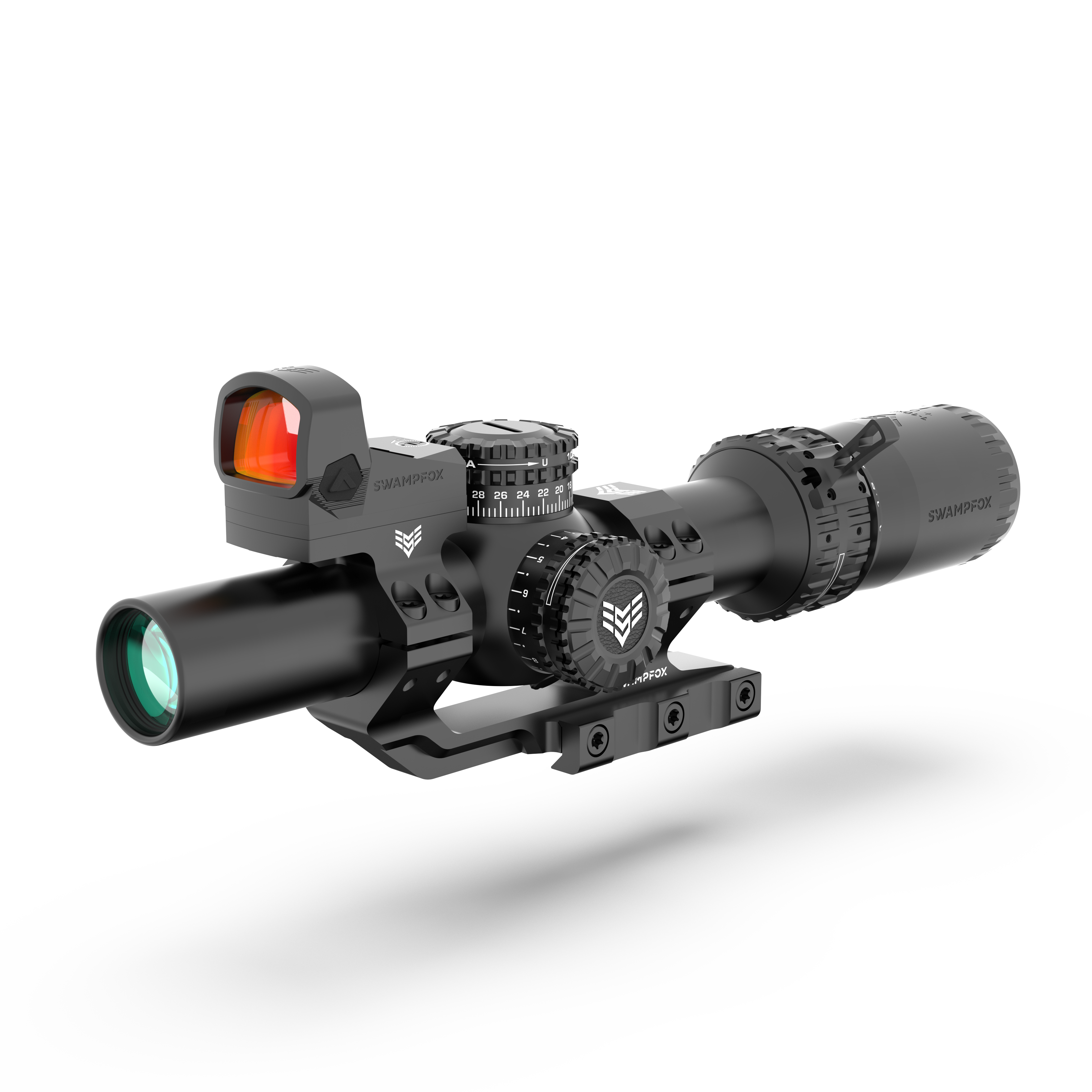 Arrowhead 1-10x24 LPVO with Liberty II dot on cantilever mount